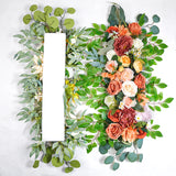 Boxtoday 80cm Artificial Wedding Arch Background Flower Artificial Flower Row Silk Flower Wedding Hotel Table Flower Wall Path Decoration