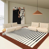 Boxtoday Artistic Piano Keys Carpet Creative Stripes Living Room Carpets Geometric Luxurious Decorative Rugs Comfortable Soft Bedroom Rug