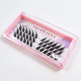 Boxtoday Lash Clusters New Styles DIY Individual Lashes Winged Cat Eye Cluster Eyelash Extension Korean Makeup False Eyelashes