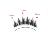 Boxtoday 5 Pairs Natural Long Cat Eye False Eyelashes Cosplay Makeup Cross Strip Eye Lashes Handmade Manga Lashes Extension