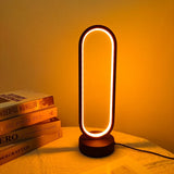 Boxtoday 1PC Lamp bedroom Ring Lamp Living Room Three-color Dimming Bedside Lamp LED Night Light