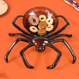 Boxtoday Halloween Spider Shaped Fruits Candy Basket Snack Cookie Bowl Plate Tray Kids Trick or Treat Halloween Party Table Decorations