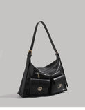 Boxtoday Gift Winter Big Bag Black Soft Pu Leather Shoulder Female Hand Bags Fashion Women's Bag 2023 Luxury Designer Purses and Handbags