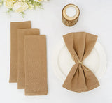 Boxtoday 50PC 30X45CM Table Cloth Napkins Cotton Durable Fabric Reusable Kitchen Dining Easter Wedding Christmas baby shower Decoration