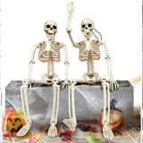 Boxtoday 40cm Halloween Movable Skeleton Bones Halloween Party Home Bar Decorations Haunted House Horror Halloween Party Props Ornament