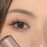 Boxtoday Highlight Eyeshadow Liquid Glitter Sequins Clear Eyeshadow Shiny Long-lasting Waterproof Ballet Style Korean Girl New Eye Makeup