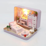 Boxtoday Box Theater Mini Doll House Prefabricated Miniature Diy Dollhouse Kit Furniture Case Toys For Children Birthday Gifts