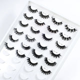 Boxtoday Wet Lash Spikes New Volume Fluffy Full Strip Lashes Makeup Accessories Faux Mink Eye Lashes Vendor C/D Curl False Eyelashes