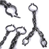 Boxtoday Durable Halloween Props Spooky Halloween Prisoner Costume Accessories Plastic Chains for Cosplay Masquerade Parties for Haunting