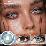 Boxtoday 1 Pair Colorful Contact Lenses for Eyes Fashion Blue Eye Lenses Green Lenses Gray Eye Contacts Yearly Lens Eye Contact