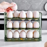 Boxtoday Egg Storage Box Side Door of Refrigerator Storage Organizer Kitchen Reversible Special Egg Storage Tray Kitchen Accessories