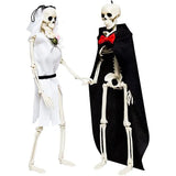 Boxtoday 40cm Halloween Movable Skeleton Bones Halloween Party Home Bar Decorations Haunted House Horror Halloween Party Props Ornament