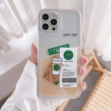 Boxtoday Gift Iced Coffee Liquid Quicksand IPhone Case