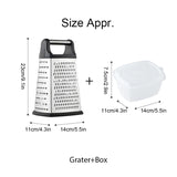 Boxtoday Four-side Box Grater Vegetable Slicer Tower-shaped Potato Cheese Grater Multi-purpose Vegetable Cutter Kitchen Accessories