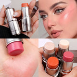 Boxtoday 4 Colors Shimmer Water Light Highlighter Stick Blush Stick Make Up Face Body Illuminator Cosmetics Face Contour Brighten Makeup