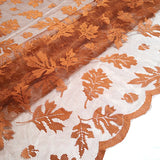 Boxtoday Lace Tablecloth Maple Leaf Table Runner Harvest Festival Dining-table Cloth Decor Party Valentine's Day Wedding Decoration