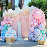 Boxtoday Macaron Rainbow Balloon Garland Arch Kit Girls Pastel Wedding Happy Birthday Party Pink Balloons Baby Shower Decoration Kid Gift