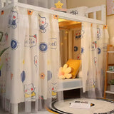 Boxtoday Bunk bed Gauze curtain Bed curtain mosquito net tent bedroom Student bed Blocking privacy blackout window