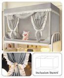 Boxtoday French lace Dormitory Mosquito Net Bed Tent Canopy Square Mosquito Net Blackout curtain window