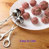 Boxtoday S/L Stainless Steel Meatball Maker Clip Fish Ball Rice Ball Making Mold Form Tool Kitchen Accessories Gadgets cuisine