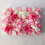 Boxtoday Pink Silk Rose Flower Wall Artificial Flower for Wedding Decoration Flower Wall BabyShow Wedding Christmas Home Backdrop Decor