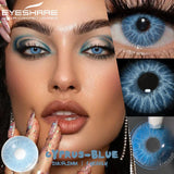 Boxtoday 1 Pair Colorful Contact Lenses for Eyes Fashion Blue Eye Lenses Green Lenses Gray Eye Contacts Yearly Lens Eye Contact