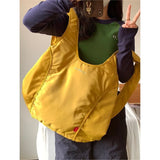 Boxtoday Gift Hot Girls Yellow Backpack Women Retro Large Capacity Y2k Backpacks Female Vintage Fashion Mochila Schoolbag Aesthetic