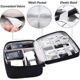 Boxtoday Cable Bag Portable Travel Universal Digital USB Cable SD Cards Organizer Cord Charger Wires Battery Cosmetic Zipper Storage Bag