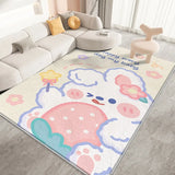 Boxtoday Cartoon Cream Style Living Room Decorative Carpet Light Luxury Bedroom Bedside Large Area Non-slip Rug Home Cloakroom Study Rugs