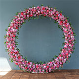 Boxtoday Ring Arch Flower Stand Set Wedding Background Decor Rose Flower Arrangement Party Home Outdoor Wedding Artificial Flower