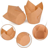 Boxtoday 50pcs Tulip Muffin Cupcake Paper Cups Oilproof Cupcakes Liner Baking Muffin Box Cup Cake Decorating Tools Muffin Wrap Cases