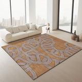 Boxtoday Advanced Interlocking Chain Decorate Living Room Carpet Cloakroom Bedroom Bedside Soft Mat Coffee Table Plush Rug