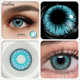 Boxtoday 1 Pair Cosplay Contact Lenses Beautiful Pupil Eye Cosmetic Colorful Contact Lenses Halloween Yearly Eyes Contact Lens