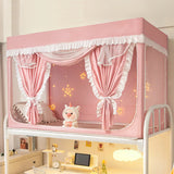 Boxtoday French lace Dormitory Mosquito Net Bed Tent Canopy Square Mosquito Net Blackout curtain window