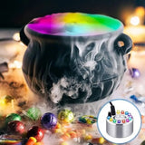 Boxtoday Halloween Decor Mist Maker Fogger Humidifier Water Fountain Pond Fog Atomizer Ornament for Christmas Party Halloween Decoration