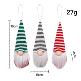 Boxtoday 3Pcs/lot Christmas Gnome Elf Doll Pendant Merry Christmas Decorations for Home Xmas Tree Ornament Navidad Natal New Year