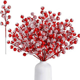 Boxtoday Faux Christmas Tree Pendant Festive 10Pcs Artificial Wreath Gift Vibrant Holly Berries for Indoor Use