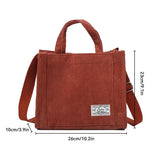 Boxtoday Gift Claire Corduroy Small Handbag