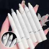 Boxtoday Matte White Lying Silkworm Highlighter Pen Pearlescent Eyeshadow Stick Brightening Pearl Eyeliner Waterproof Glitter Eye Shadow