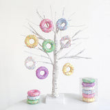 Boxtoday 5/6pcs Macaron Ice Cream Cake Donut Pendant Christmas Tree Hanging Decoration Kids New Year Gifts Home Party Noel Navidad 2024