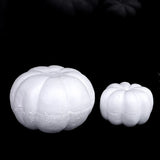 Boxtoday 1Pcs 10/13/20cm White Foam Pumpkin Model Realistic Handmade Pumpkins Artificial Fruits DIY Handmade Craft Decorative Decor Gift