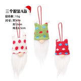 Boxtoday 3Pcs/lot Christmas Gnome Elf Doll Pendant Merry Christmas Decorations for Home Xmas Tree Ornament Navidad Natal New Year