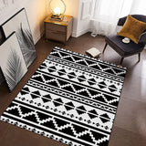 Boxtoday Zebra Printed Carpet Black and White Simplicity Living Room Bedroom Rug Home Decoration Coffee Table Mats Bathroom Non-slip Mat