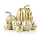 Boxtoday Halloween Party Simulation Pumpkin Decorations Artificial Gold Orange White Pumpkin Halloween DIY Home Outdoor Decorations