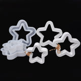 Boxtoday 3PCS/Set Hollow Star Silicone Mold DIY Five-Pointed Stars Ornament Making Plaster Resin Casting Molds Home Decor Craft Gifts