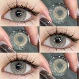 Boxtoday 1pair New Color Contact Lenses for Eyes Natural Blue Eye Lenses Purple Lenses Gray Eye Contacts Brown Eye Lens Yearly