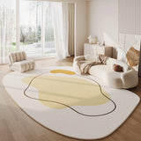 Boxtoday Irregular Lines Minimalist Carpet Artistic Creative Stripes Living Room Carpet Large Size Easy Clean Rug Comfortable Bedroom Rug