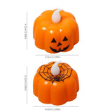 Boxtoday 1PC Halloween Pumpkin Lights LED Electronic Candle Lights Halloween Horror Props Home Bar Haunted House Decoration Props