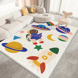 Boxtoday Cartoon Cream Style Living Room Decorative Carpet Light Luxury Bedroom Bedside Large Area Non-slip Rug Home Cloakroom Study Rugs