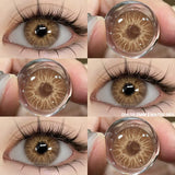 Boxtoday 1pair New Color Contact Lenses for Eyes Natural Blue Eye Lenses Purple Lenses Gray Eye Contacts Brown Eye Lens Yearly